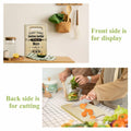 DOIUCRO Gifts for Mom Bamboo Kitchen Cutting Board Wooden Serving Board by Deal US