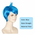 Yan Dream Women Short Straight Blue Pixie Cut Anime Cosplay Wig by Deal US