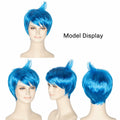 Yan Dream Women Short Straight Blue Pixie Cut Anime Cosplay Wig by Deal US