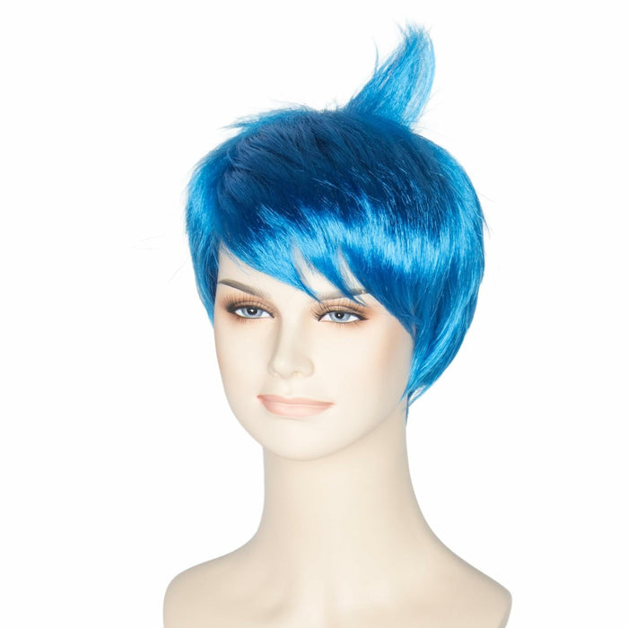 Yan Dream Women Short Straight Blue Pixie Cut Anime Cosplay Wig by Deal US