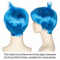 Yan Dream Women Short Straight Blue Pixie Cut Anime Cosplay Wig by Deal US