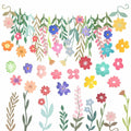 Epakh 8.2ft Colorful Wildflower Daisy Paper Garland Banner Spring Summer by Deal US
