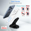 Sicodo Wireless Charger Stand 15W for Samsung S25 Ultra S24+ S23FE S22 S21 Black by Deal US