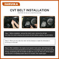 Jaruika 3211162 24G4022 Drive Belt Black Nylon for Polaris Ranger 500 RZR 800 by Deal US