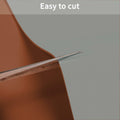 Zinkooat Leather Desk Mat 12x66 Inch 1.8mm Thick Brown+Gray by Deal US