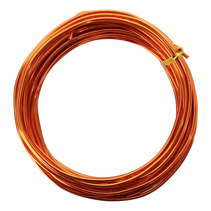 Chudeng Orange Aluminum Craft Wire 10 Gauge 2.5mm 32.8ft Sculpting Wire by Deal US