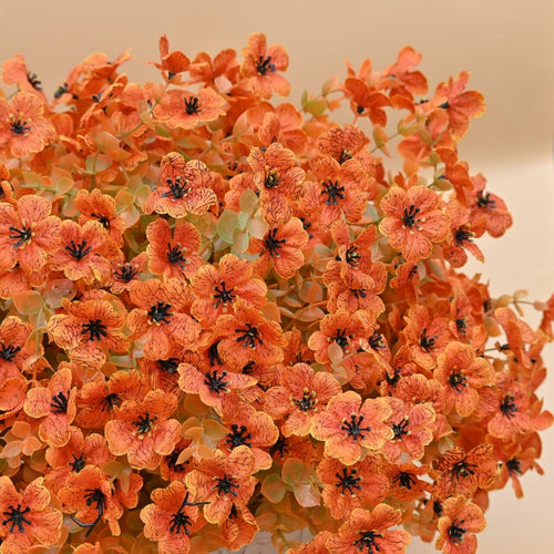 NAWEIDA Artificial Fall Flowers 12 Bundles Daisy Eucalyptus UV Resistant by Deal US
