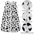 GUNTAIL Baby Sleep Sack 2-Way Zipper Rayon Cotton Cow Print Size X-Large by Deal US