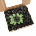 Yaqulen 60Pcs Artificial Foam Rose Flowers with Stems Red for Decorations by Deal US