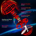RSNG Flying Orb Ball Spinner Mini Drone 360 Rotating LED Toy Red by Deal US
