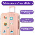 BIGZORO 50PCS Waterproof Swimming Stickers Decals Vinyl for Laptop Water Bottles by Deal US