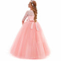 ABEHIK Flower Girls Lace Tulle Communion Dress Pink Size 2-3T by Deal US