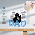 Fathers Day Gifts for Dad Plaque from Daughter - Ideal Birthday Christmas by Deal US