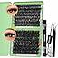 Anforlin Fluffy Lash Clusters 60D D Curl 14-22mm 280 PCS Black by Deal US