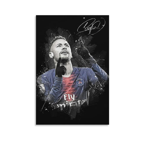 Generic Neymar Wall Art Canvas Print Poster 16x24inch Unframed by Deal US