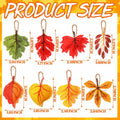 HunnmingRe 24 Pcs Thanksgiving Fall Felt Ornaments Maple Leaf Orange Decor by Deal US
