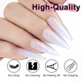 NXJ INFILILA Glitter Poly Nail Gel Baby Blue Thick Glossy Builder P07 15ML by Deal US