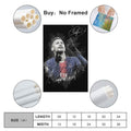 Generic Neymar Wall Art Canvas Print Poster 16x24inch Unframed by Deal US