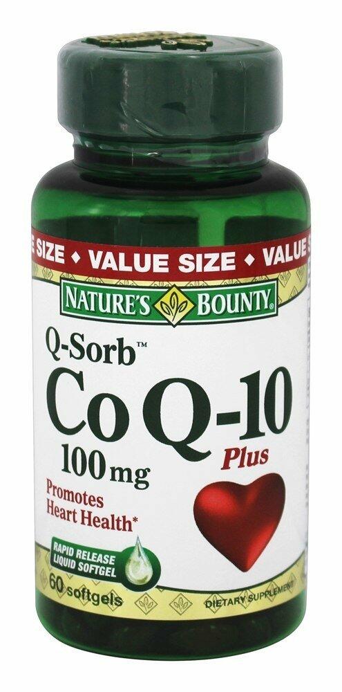 Nature's Bounty CoQ-10 Plus 100mg Softgels 60 Count by Deal US