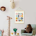 TAEDIN Kids Book Poster Hanger Frame Wooden Colorful 12x16 Space Theme by Deal US