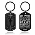 Miss Chipmunk Football Bible Verse Keychain Men Black Medium by Deal US