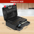 Wakuka 400 Pcs Drill Bit & Screwdriver Set Black High Speed Steel Titanium by Deal US