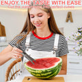 TAOTOP 2PCS Stainless Steel Watermelon Fork Slicer 2-in-1 Portable Silver by Deal US