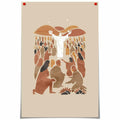 FBKDVC Christian Scripture Poster Jesus Feeds 5000 16x24in Unframed by Deal US