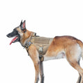 ICEFANG GN1 Reflective Tactical Dog Harness MOLLE Brown Pack of 1 Size XL by Deal US