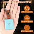 LE Sircut PA01 Leather Personal Alarm Keychain 130dB Rose Gold LED Flashlight by Deal US