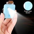 LE Sircut PA01 Leather Personal Alarm Keychain 130dB Rose Gold LED Flashlight by Deal US