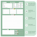 Alltree Recipe Notebook Spiral Organizer 15 Tabs 120 Pages Black 5.5x8.5 by Deal US