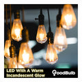 GoodBulb LED A19 5W 40W Replacement 2700K 500 Lumens High CRI 4 Pack by Deal US
