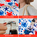 SHYLERO Waterproof Beach Tote Bag with Airtight Pouch & Key Holder L22xH15xW6 by Deal US