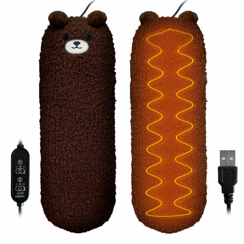 Crimmy USB Blue Bear Heating Pad for Period Cramps Pain Relief Car Travel by Deal US