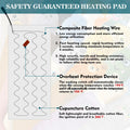 Crimmy USB Blue Bear Heating Pad for Period Cramps Pain Relief Car Travel by Deal US