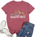 WIPXITK Womens Hawaii Sunshine Beach Heart Graphic Tee Pink Size XL by Deal US