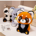 BIUBIULOVE Red Panda Stuffed Animal Plush Toy 10inch Raccoon Color by Deal US