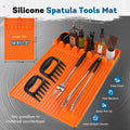 Glesalw Silicone Griddle Tool Mat & Meat Shredder Claws BBQ Set Orange by Deal US