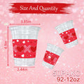 CIEOVO 50 Pack Witch Theme Party Cups 12oz Green Pink Disposable Plastic by Deal US