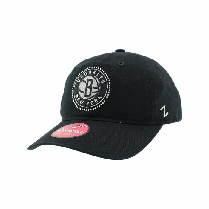 ZHATS Brooklyn Nets NBA Women's Adjustable Hat Sparkle Team Color Size One Size by Deal US