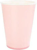 PAW Decor Collection Baby Pink Disposable Paper Cups 8.5oz 50-Pack Party by Deal US