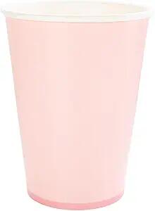 PAW Decor Collection Baby Pink Disposable Paper Cups 8.5oz 50-Pack Party by Deal US