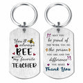 Alotozo Teacher Appreciation Laser Engraved Keychain Bulk Thank You Gifts Small by Deal US