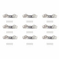 GWYAN 12 Pcs Stainless Steel Furniture Corner Connectors with Screws by Deal US