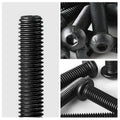 NIULUNBAO M8-1.25x45mm Button Head Socket Cap Screws Black Oxide 10pcs by Deal US
