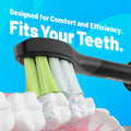 Oralica Whitening Replacement Toothbrush Heads Philips Sonicare 6 Pack Black by Deal US