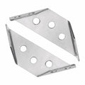 GWYAN 12 Pcs Stainless Steel Furniture Corner Connectors with Screws by Deal US