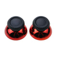 Rowsmau Chrome 3D Analog Thumbstick Caps Replacement for PS5 Red by Deal US
