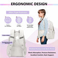 GLORIEROO Kids Backpack Girls 15.6" Laptop Compartment Beige White by Deal US